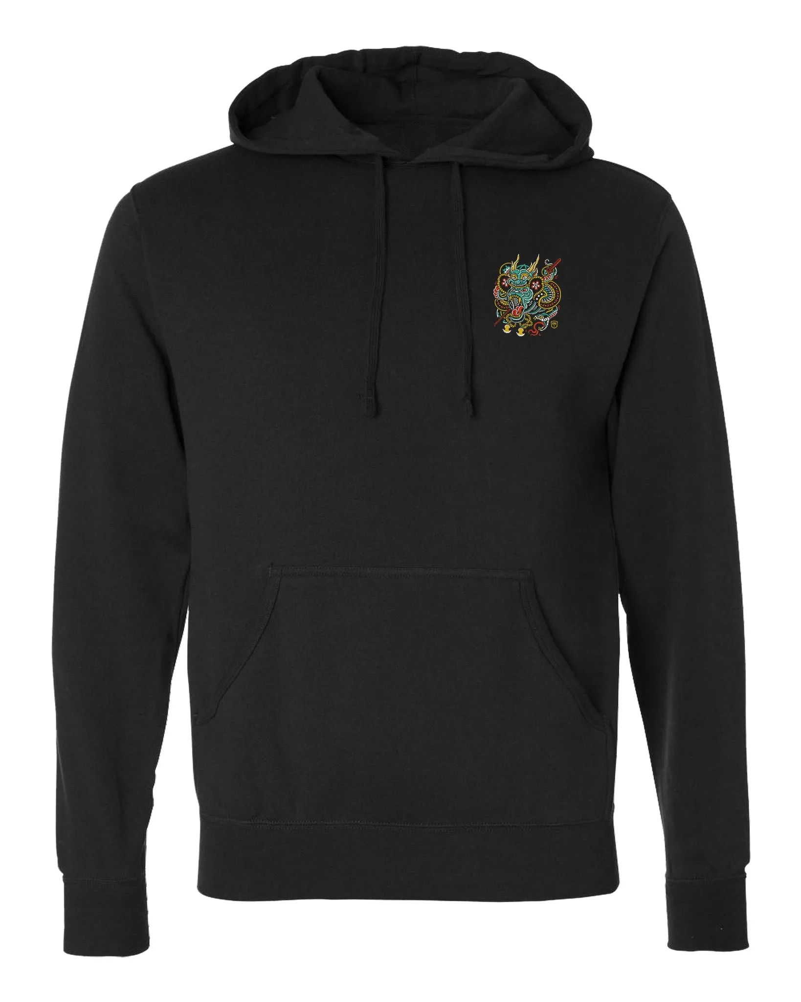 Conquer - Gorilla - on Black Pullover Hoodie