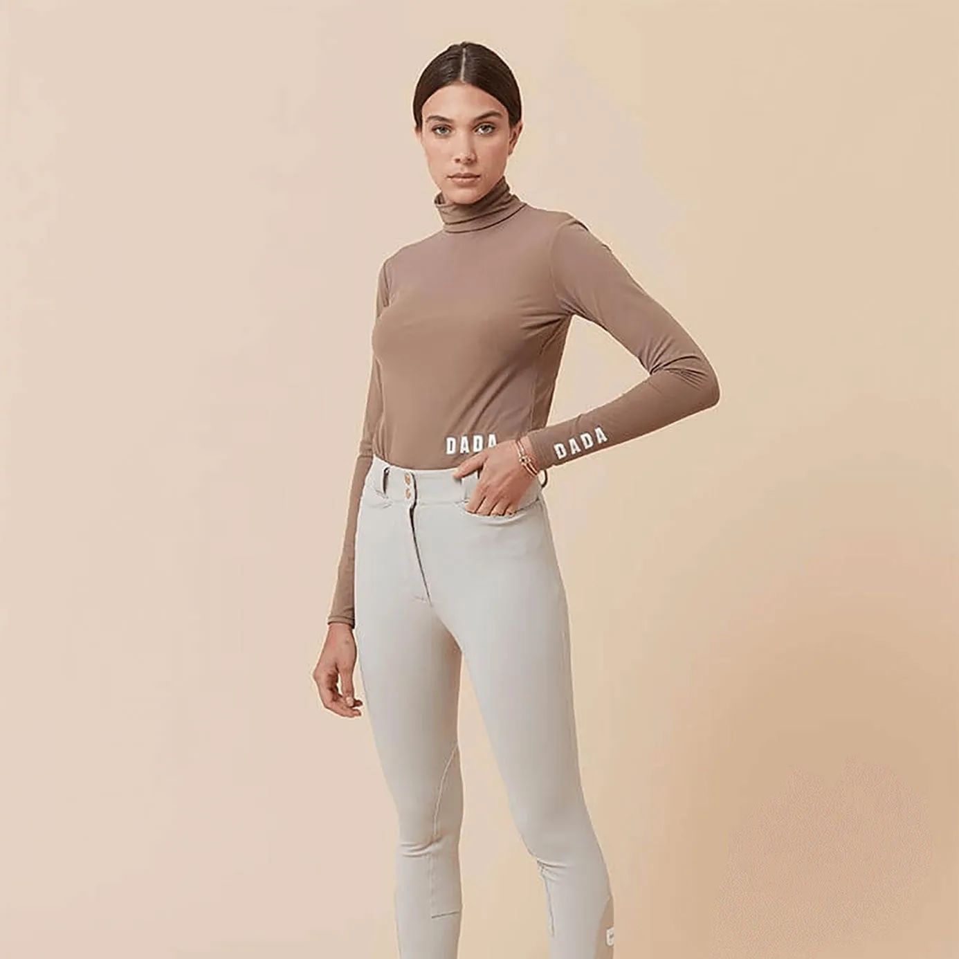 Dada Sport Consul Funnel Neck Base Layer - Moka