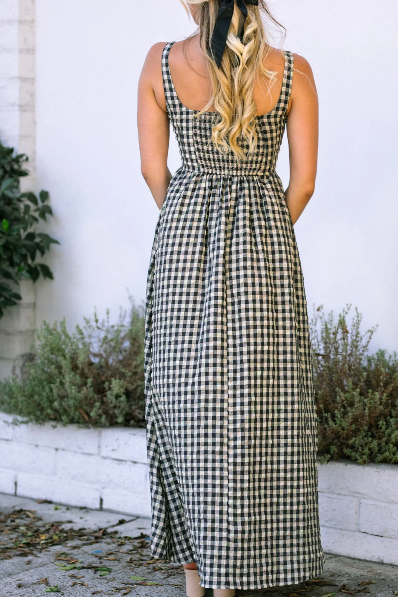 Dani Gingham Maxi Dress