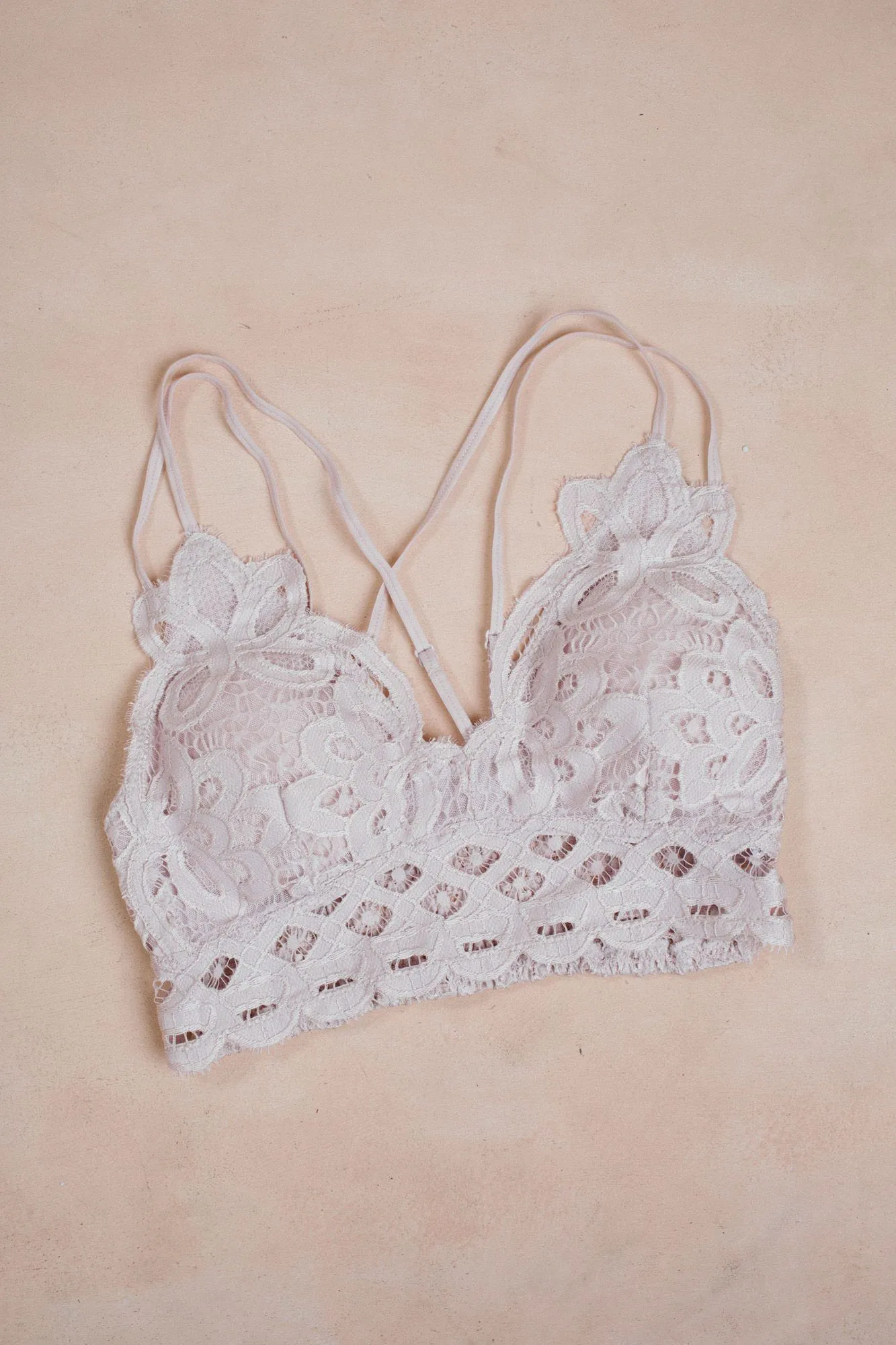 Elina Scalloped Lace Bralette