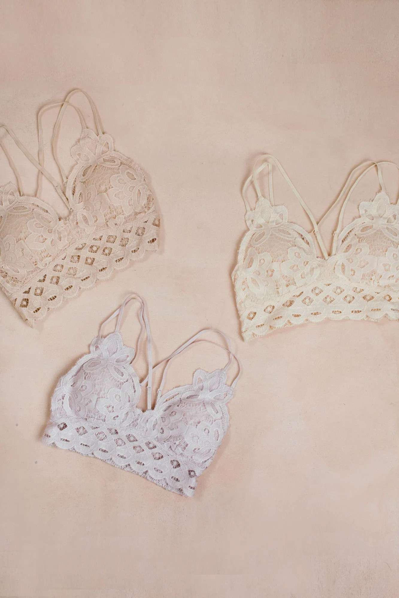 Elina Scalloped Lace Bralette