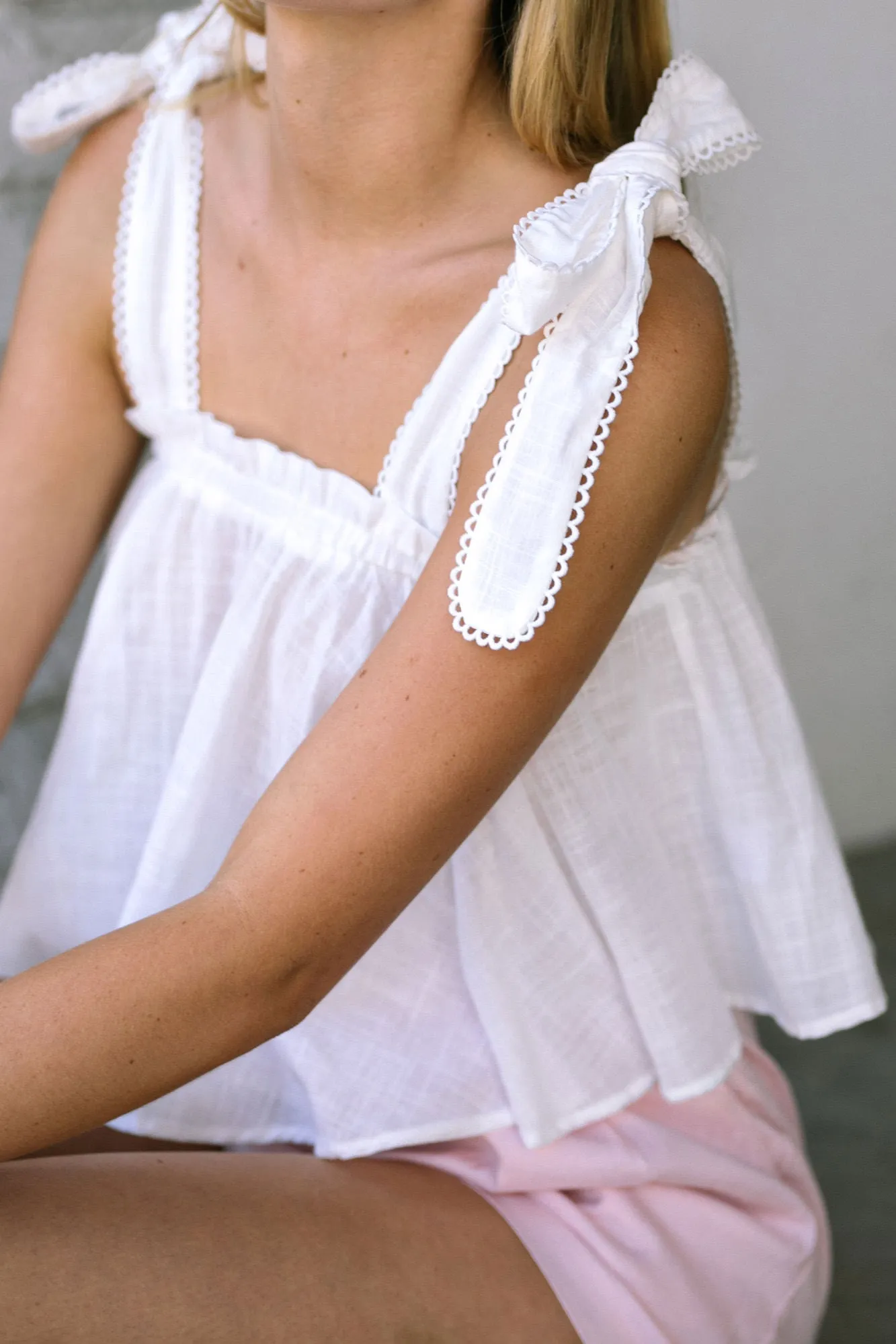 Kenzie Tie Shoulder Tank