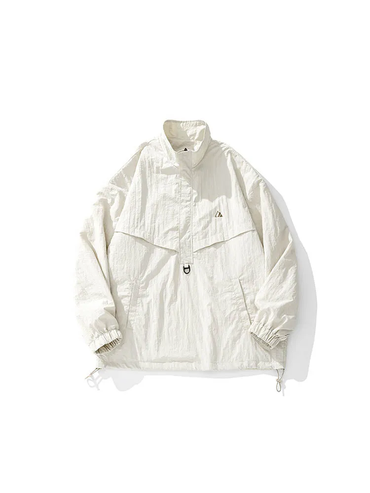 Men'S Slightly Wrinkly Loose-Fitting Jacket