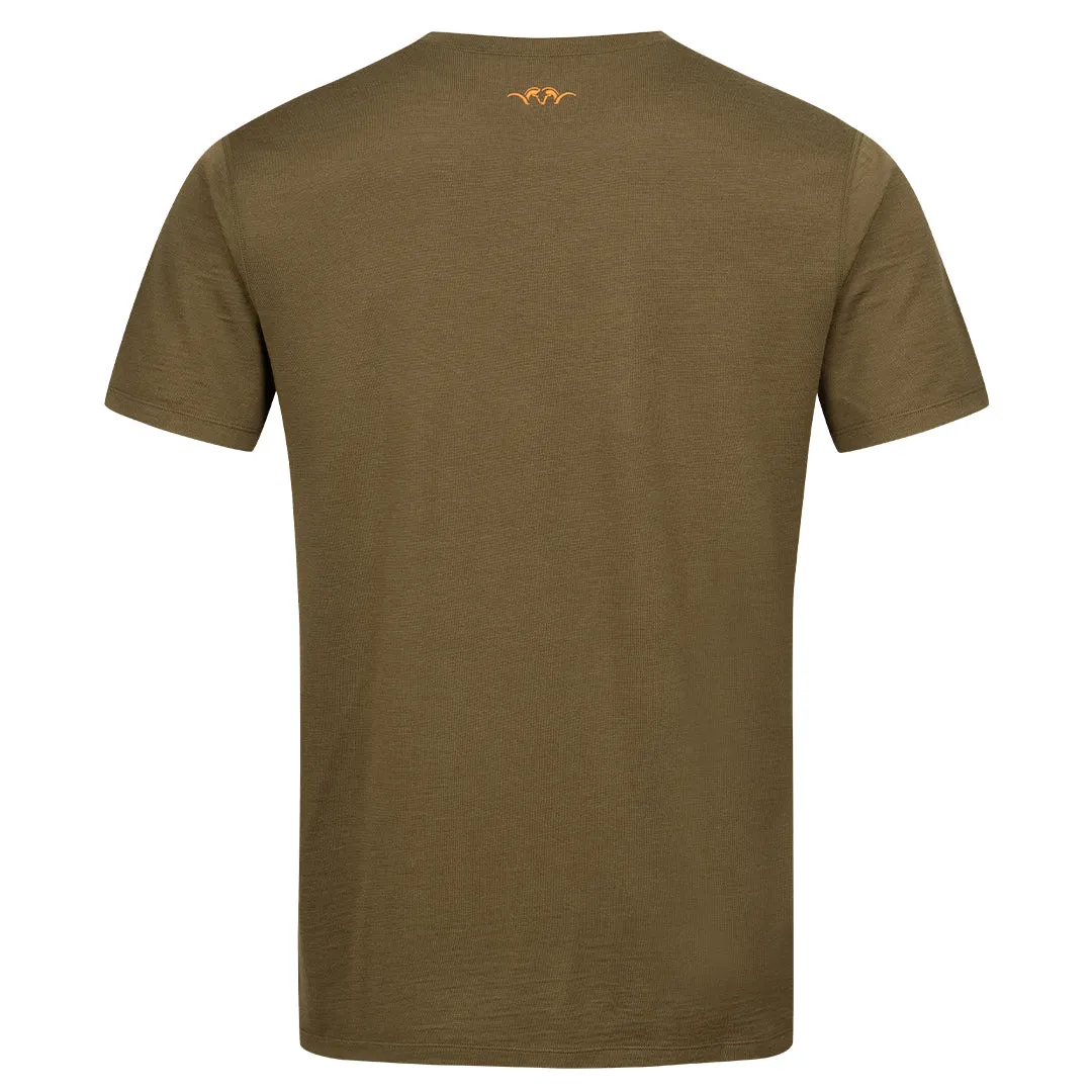 Merino Base 160 T-Shirt - Dark Olive by Blaser