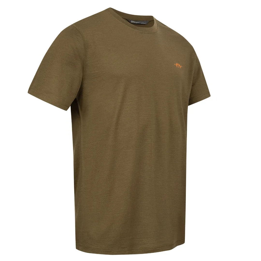 Merino Base 160 T-Shirt - Dark Olive by Blaser