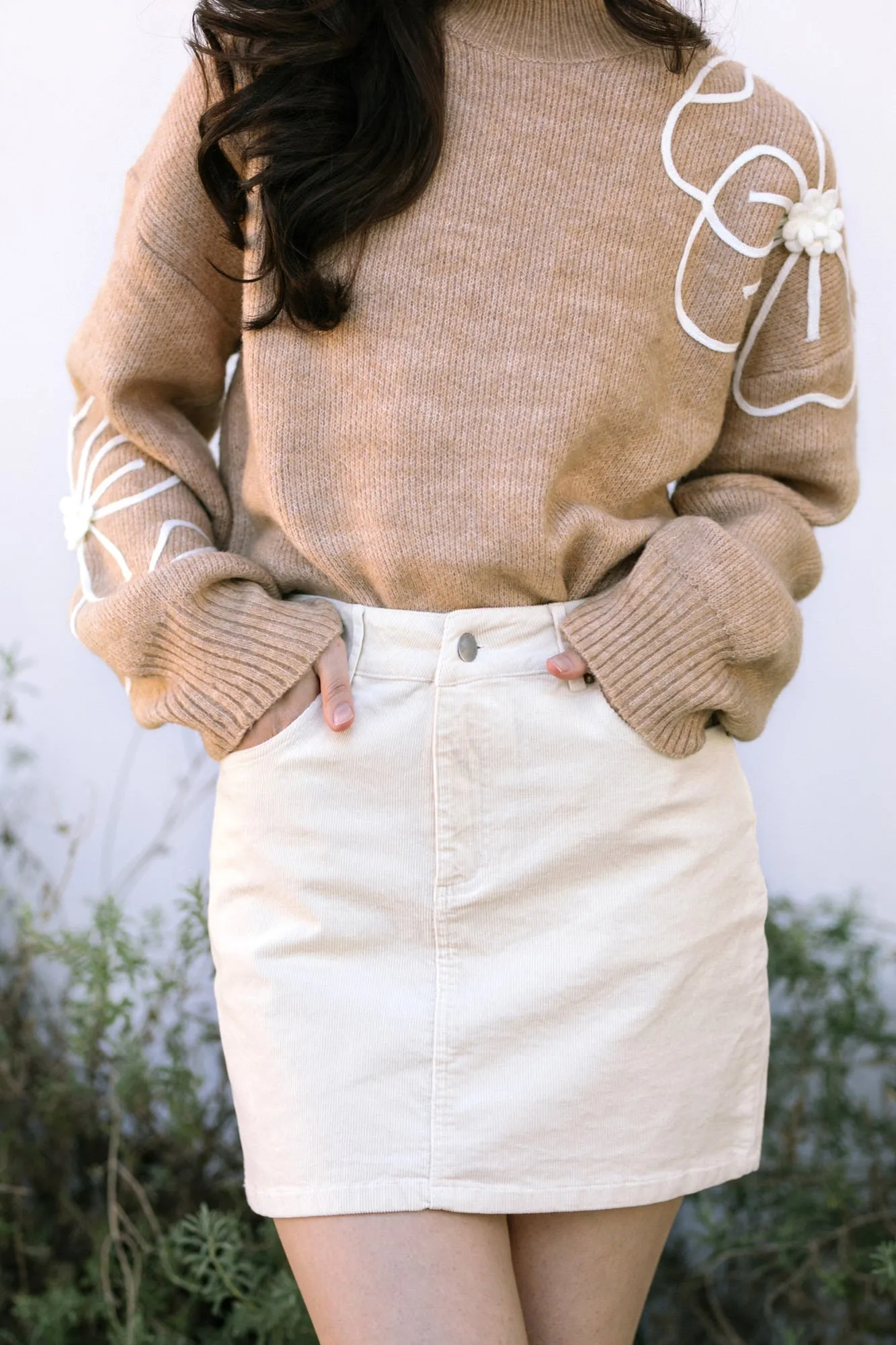 Micah Corduroy Mini Skirt