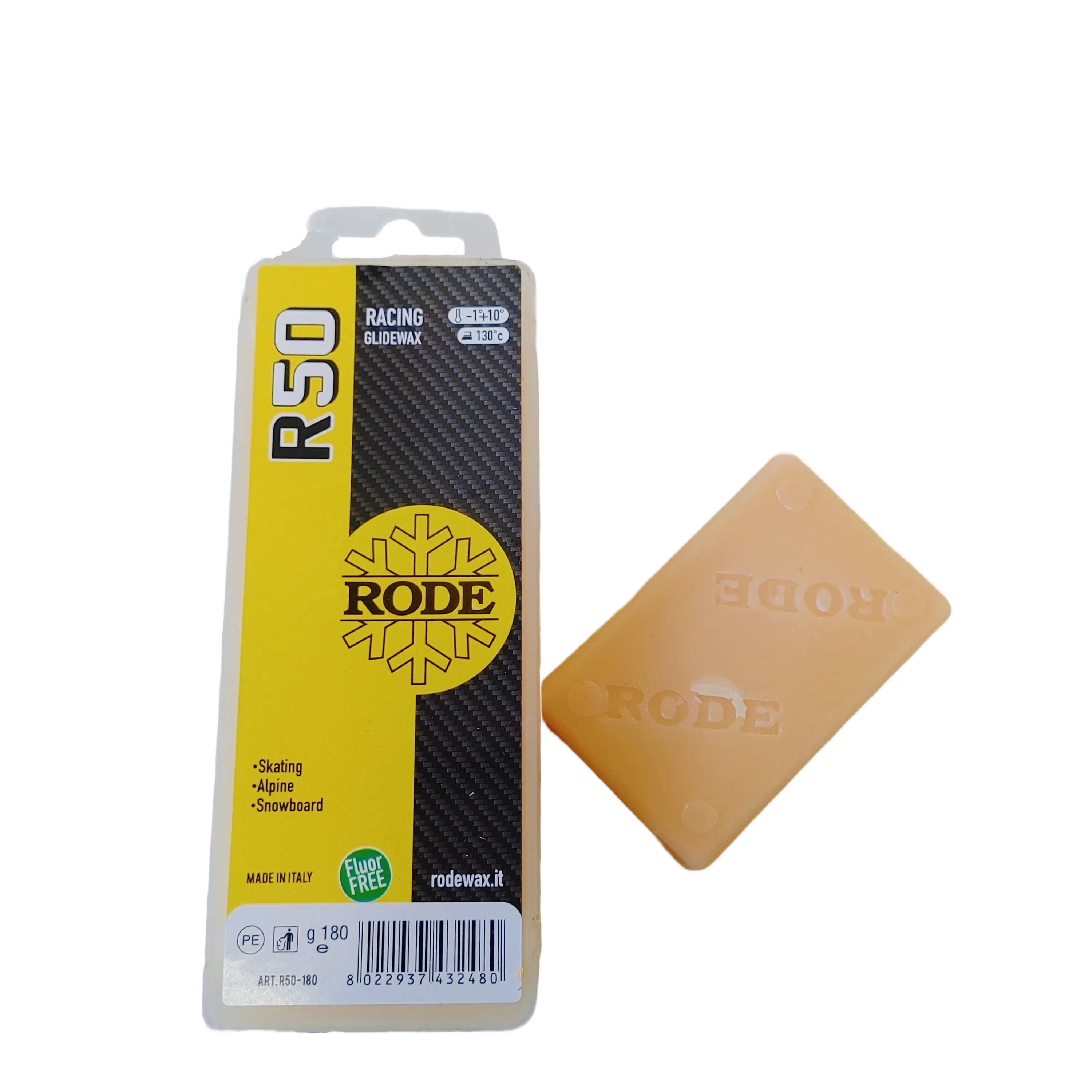 Rode R50 RACING GLIDER YELLOW MELT WAX (10C/-1C)