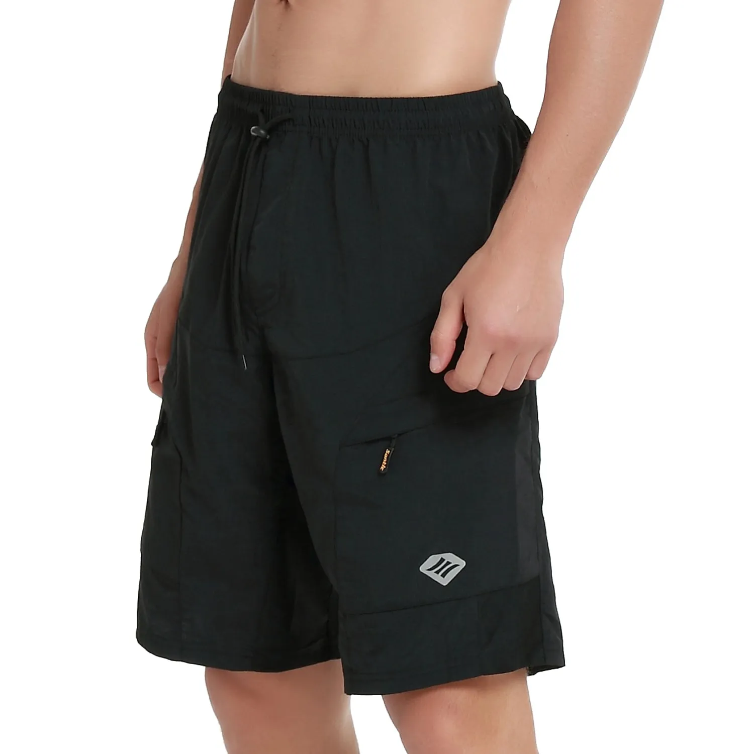 Santic Boden Black Men Cycling MTB Shorts