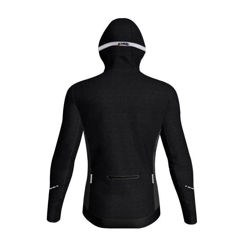 Santic Kunlun Black Men Cycling Jacket Long Sleeve