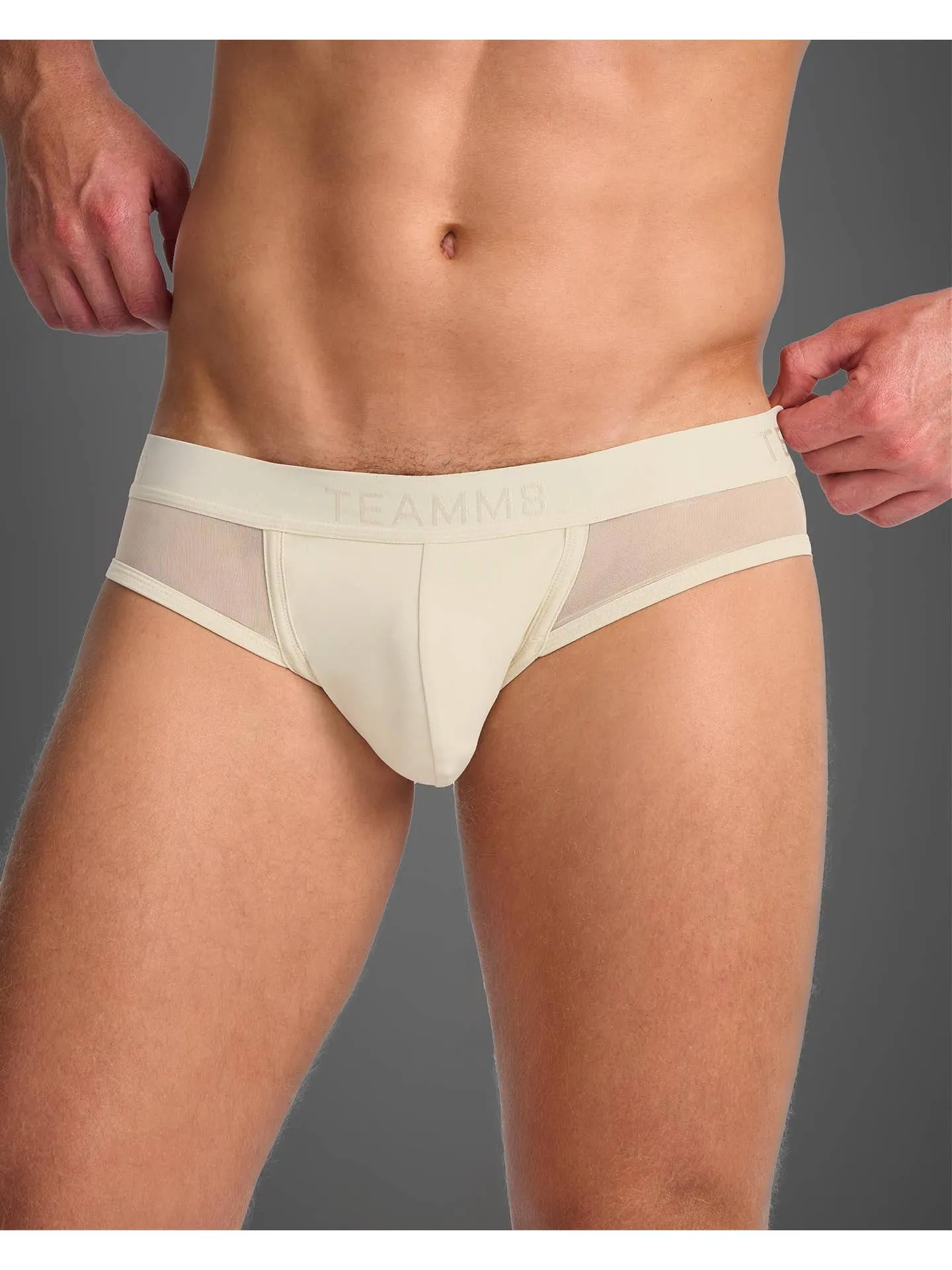 TEAMM8 Score Sheer Jock - Cloud Cream