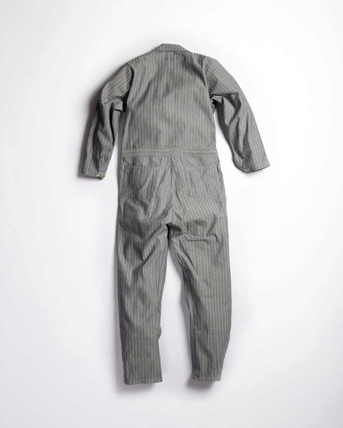 Universal Cotton Coveralls Herringbone Button